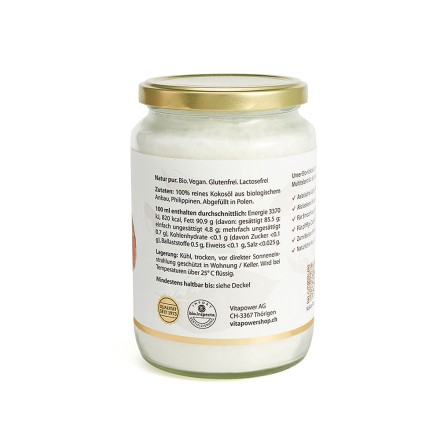 Bio Kokos&ouml;l (VCO) aus Kaltpressung online kaufen